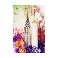 Trademark Fine Art Philippe Hugonnard 'NYC Watercolor Collection - Chrysler Building' Canvas Art, 30x47 PH01796-C3047GG